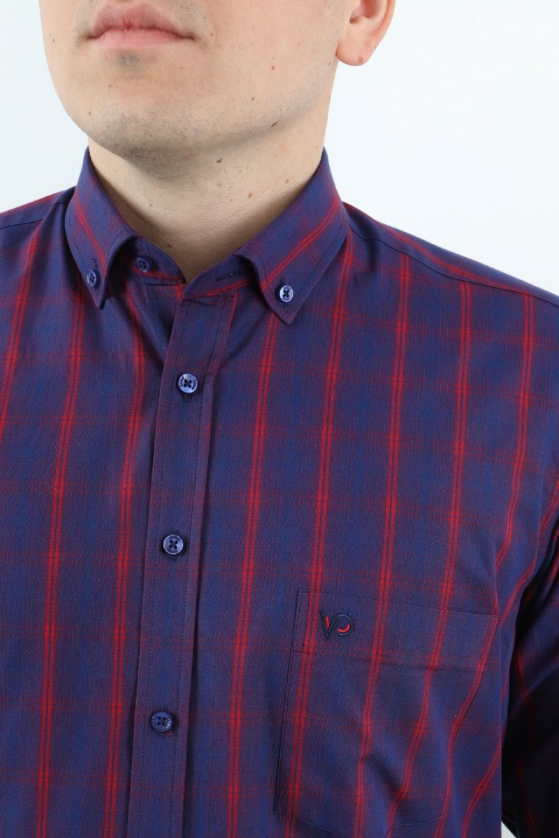 Önkal Gömlek Mor Rengi Erkek Kolay Ütülenebilir Pamuklu Mevsimlik Uzun Kollu Klasik Geniş Kesim Gömlek ONK043