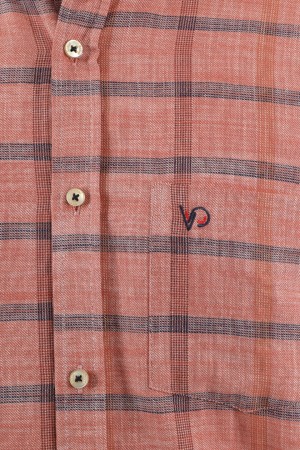 Önkal Gömlek Kırmızı Rengi Geniş Kesim Erkek Uzun Kollu %100 Pamuklu Gömlek  ONK039K