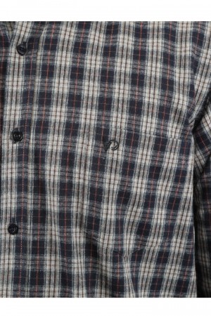 Önkal Gömlek Koyu Lacivert Rengi Erkek Kışlık Pamuklu Uzun Kollu Geniş Kesim Gömlek ONK009