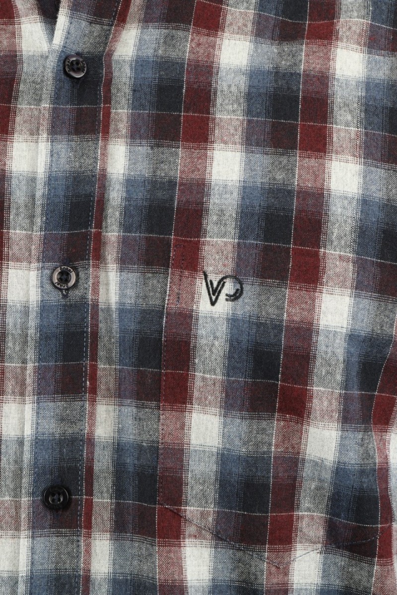 Önkal Gömlek Lacivert Rengi Erkek Kışlık Pamuklu Uzun Kollu Geniş Kesim Gömlek ONK012