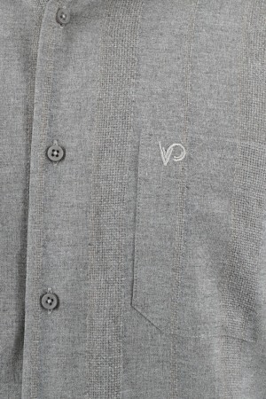 Önkal Gömlek Vizon Rengi Kışlık Uzun Kollu Klasik Geniş Kesim Gömlek ONK025