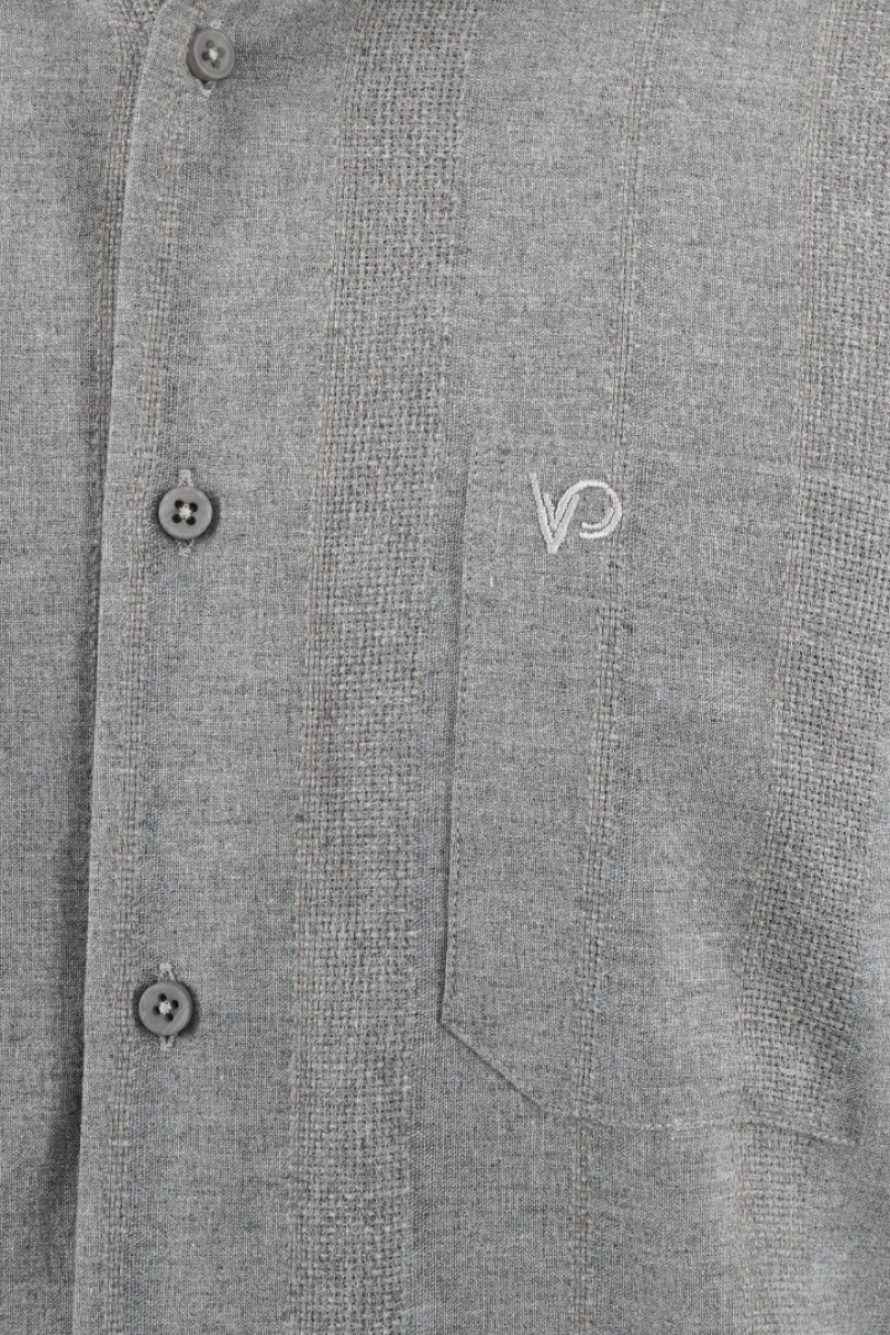 Önkal Gömlek Vizon Rengi Kışlık Uzun Kollu Klasik Geniş Kesim Gömlek ONK025