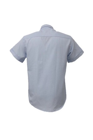 Önkal Gömlek Pötikareli Kendinden Nokta Desenli Mavi Kısa Kollu Yakası Düğmeli Klasik Kesim Yazlık Erkek Gömlek Önkal Gömlek Pötikareli Kendinden Nokta Desenli Mavi Kısa Kollu Yakası Düğmeli Klasik Kesim Yazlık Erkek Gömlek