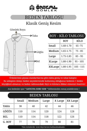 Önkal Gömlek Mavi Rengi Geniş Kesim Erkek Uzun Kollu %100 Pamuklu Gömlek  ONK039M