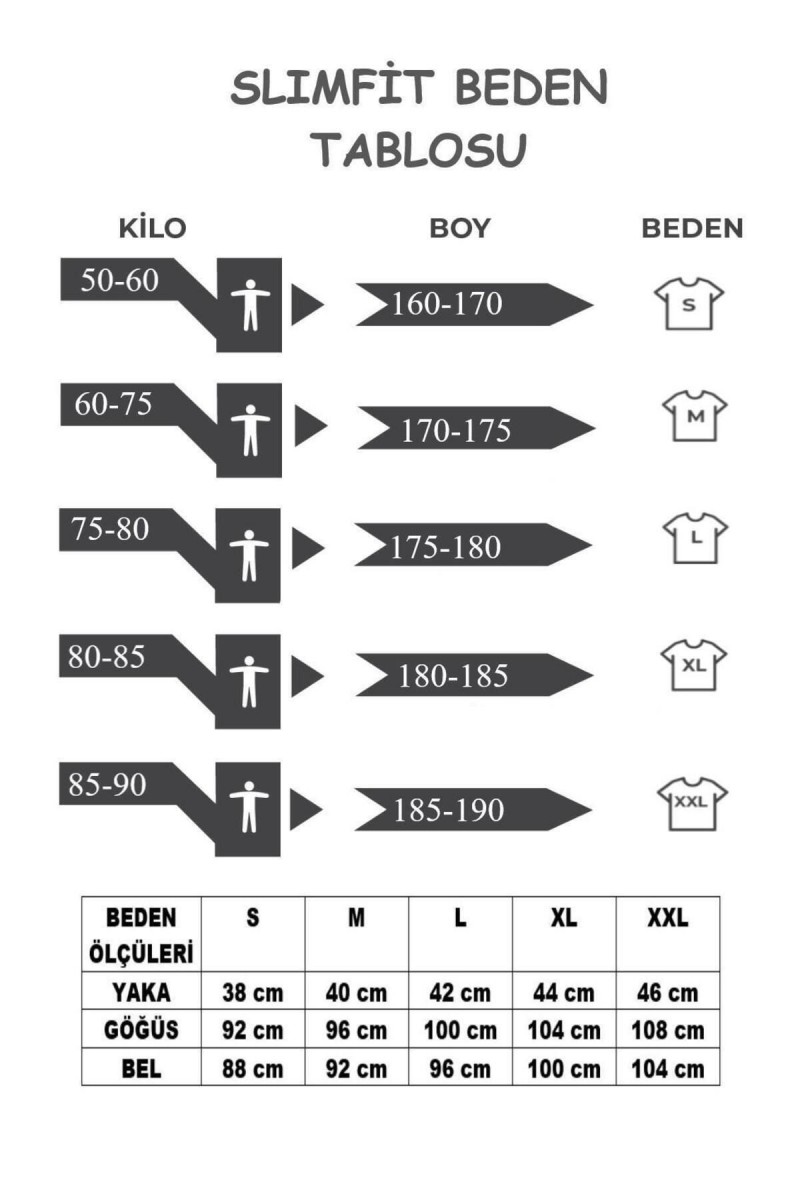 Önkal Gömlek Siyah Rengi Erkek Slimfit Gömlek %97 Pamuklu % 3 Lycra ONKALSİYAH163